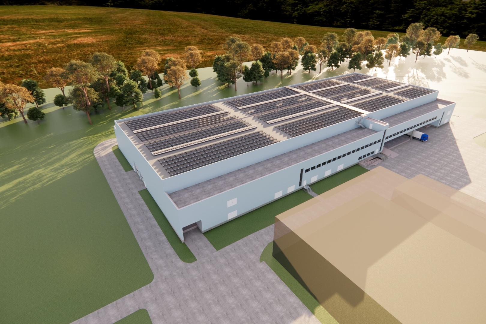 Virtuelle Darstellung der geplanten RECOSiC-Fabrik