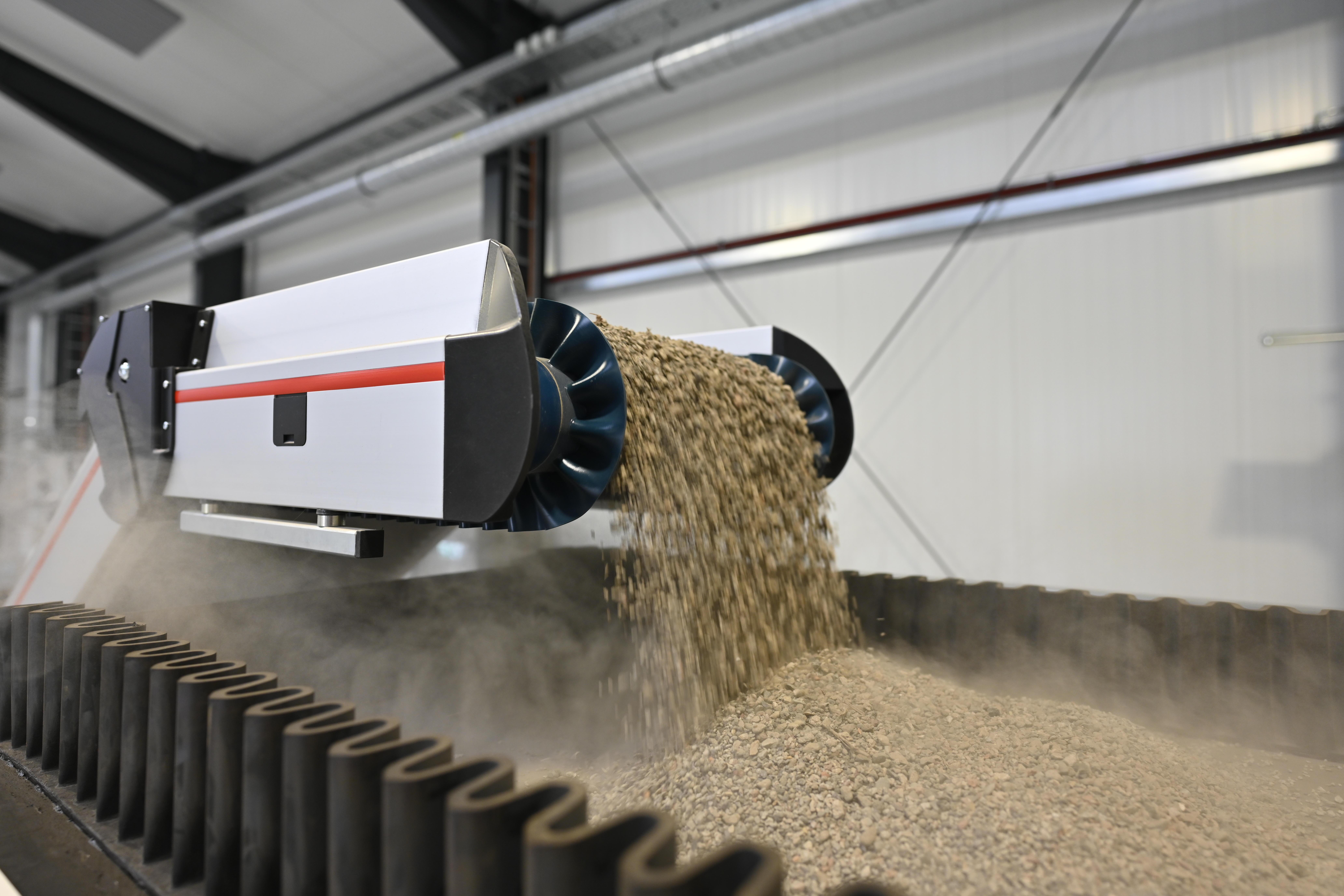 Forschungshalle Bauschuttaufbereitung 