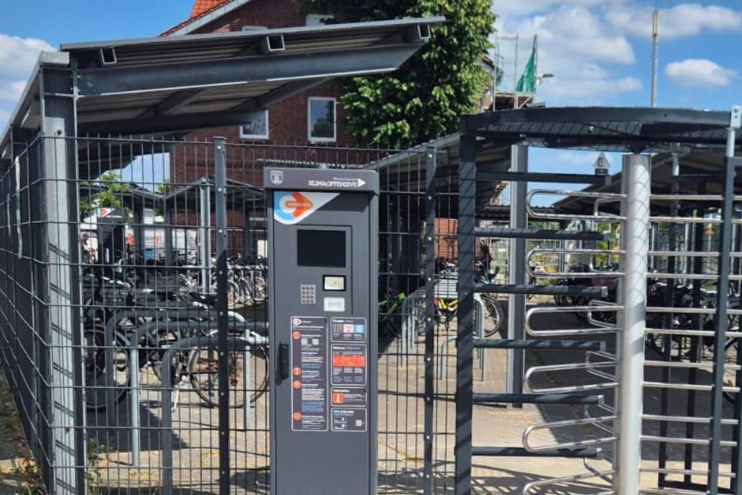 Parkplatz für Fahrräder