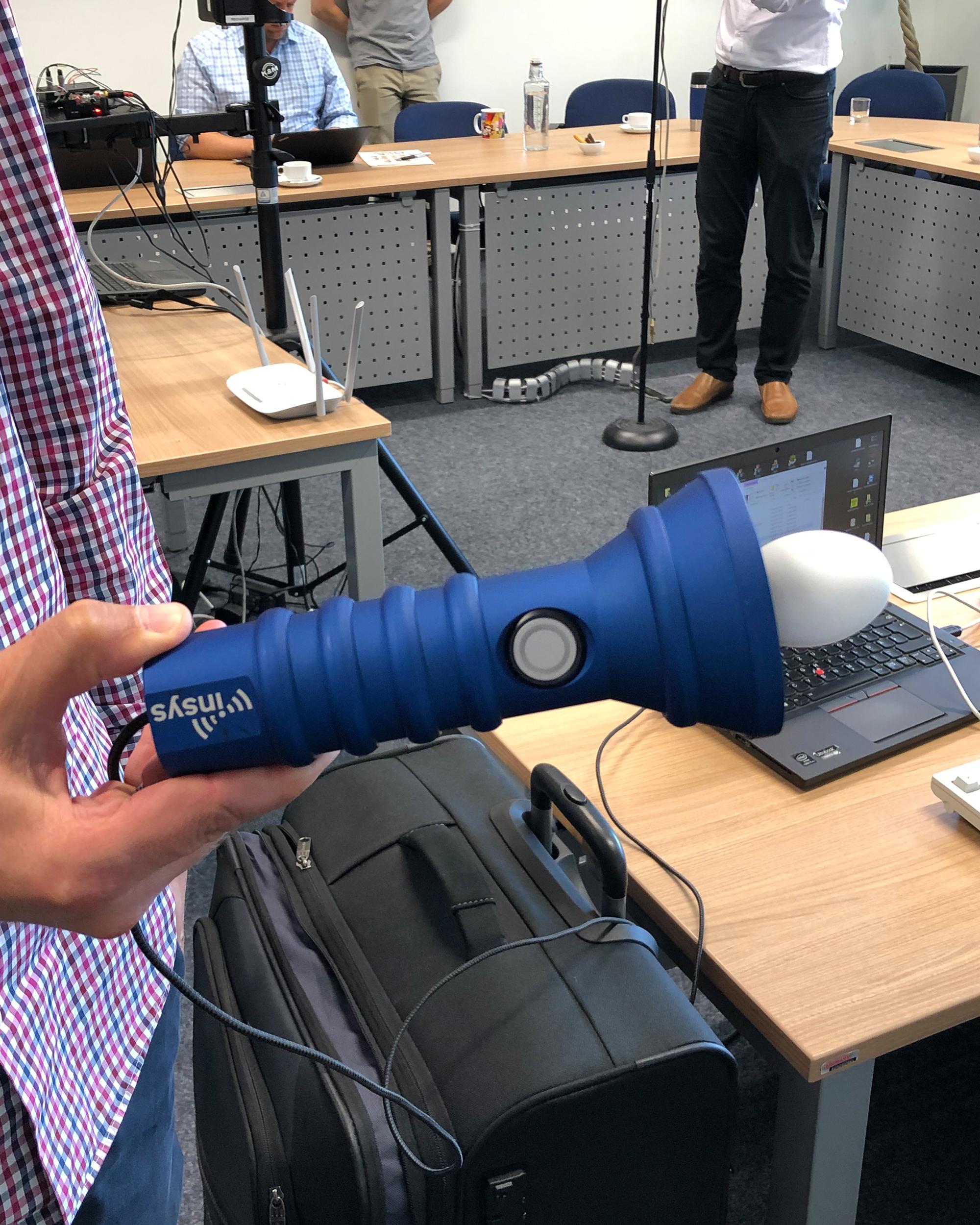 Der Prototyp im Labor.