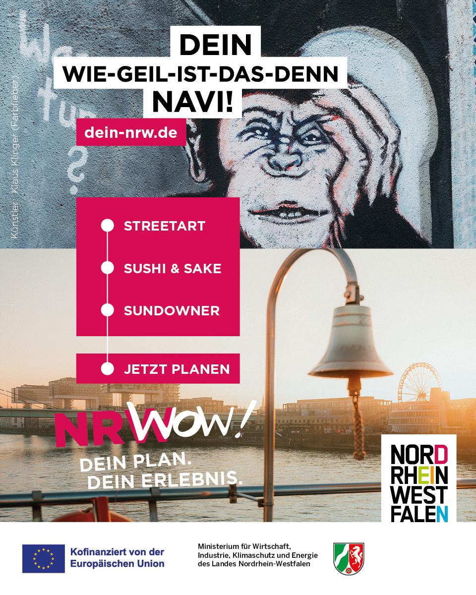 Plakat NRWow!-App